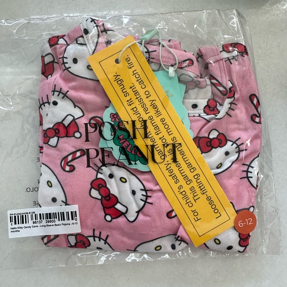 Posh Peanut Hello Kitty Candy Cane Pajamas - Picture 2 of 2